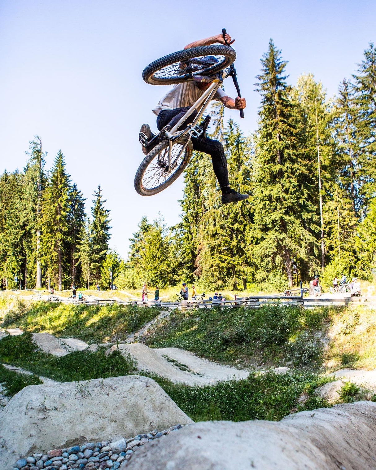 Bunney Bolt Tan Lucky Cotton Crew Socks