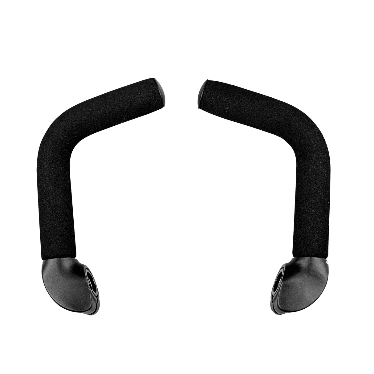 Ergotec Bar Ends EVO Touring (Size L, 15°/360° adjustable | Black Sandblasted/Black)