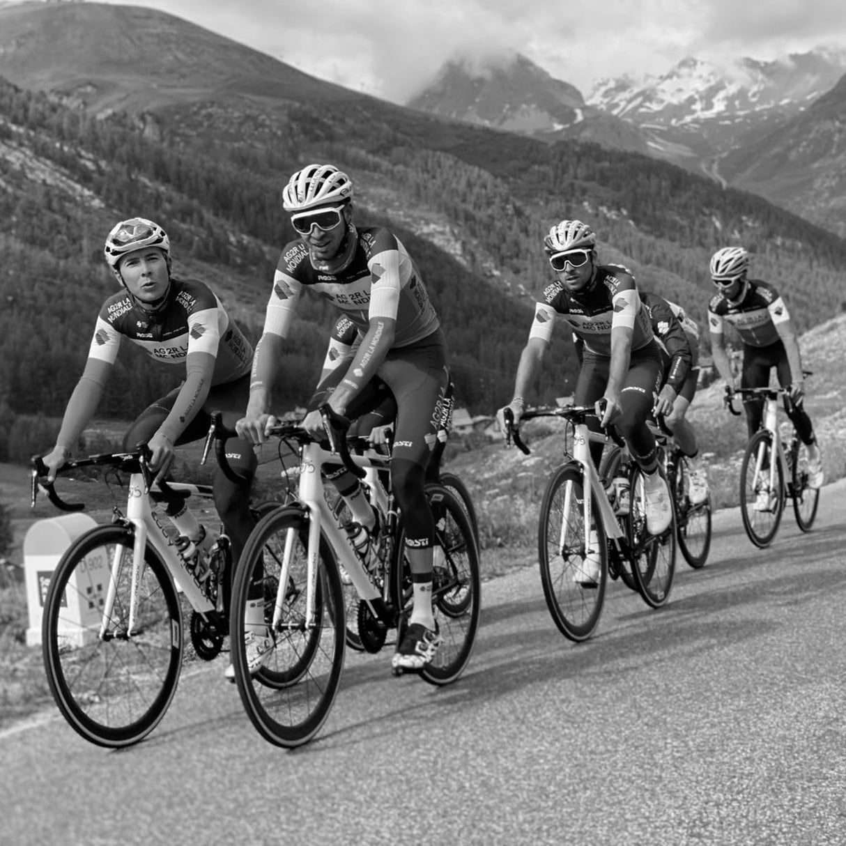 ZEITBIKE - Pro Team Cycling Cap - AG2R LA MONDIALE 2020 | | Anti Sweat Caps | for Stand Alone or Under Helmet | Team Jersey Cap Outdoor Cap