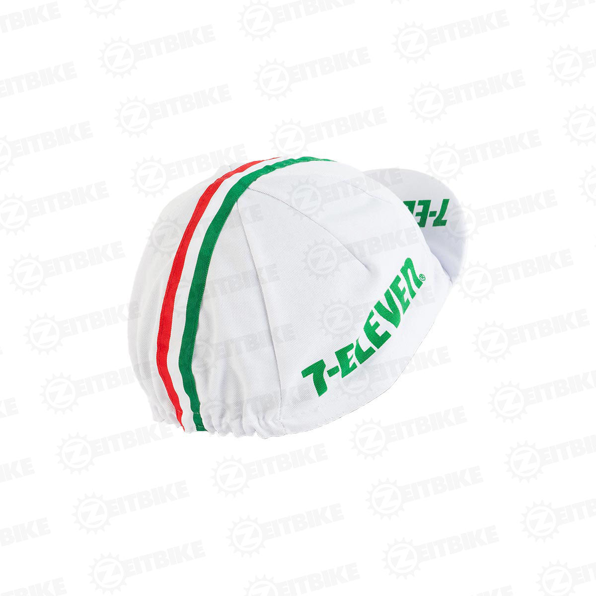ZEITBIKE - Vintage Cycling Cap - 7-Eleven | | Anti Sweat Caps | for Stand Alone or Under Helmet | Team Jersey Cap Outdoor Cap