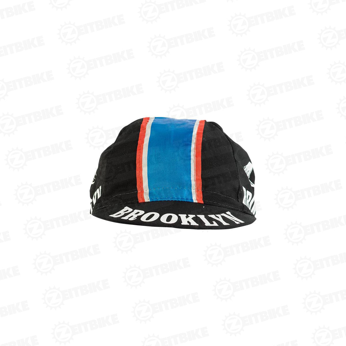 ZEITBIKE - Vintage Cycling Cap - Brooklyn - Black | | Anti Sweat Caps | for Stand Alone or Under Helmet | Team Jersey Cap Outdoor Cap