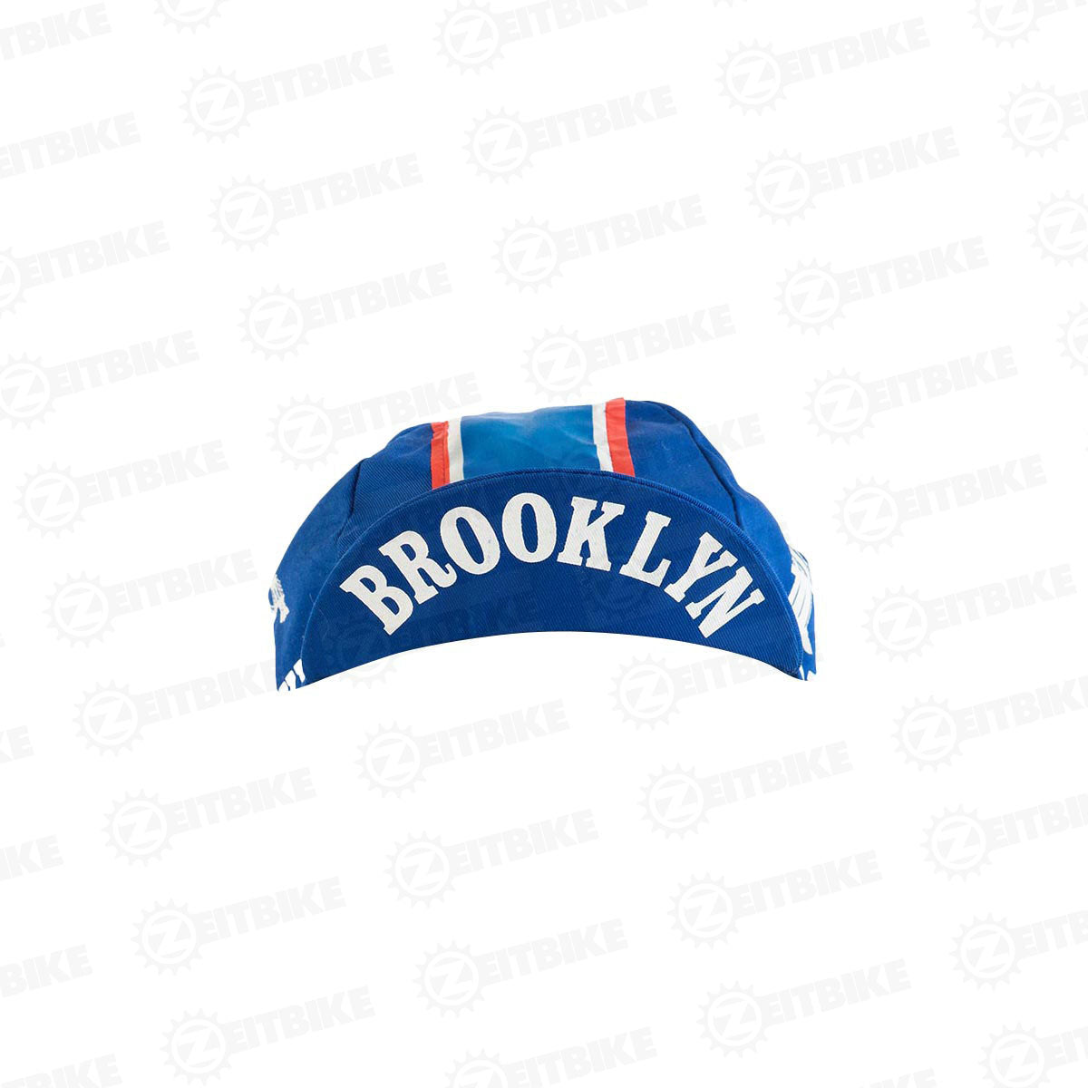 ZEITBIKE - Vintage Cycling Cap - Brooklyn - Blue | | Anti Sweat Caps | for Stand Alone or Under Helmet | Team Jersey Cap Outdoor Cap