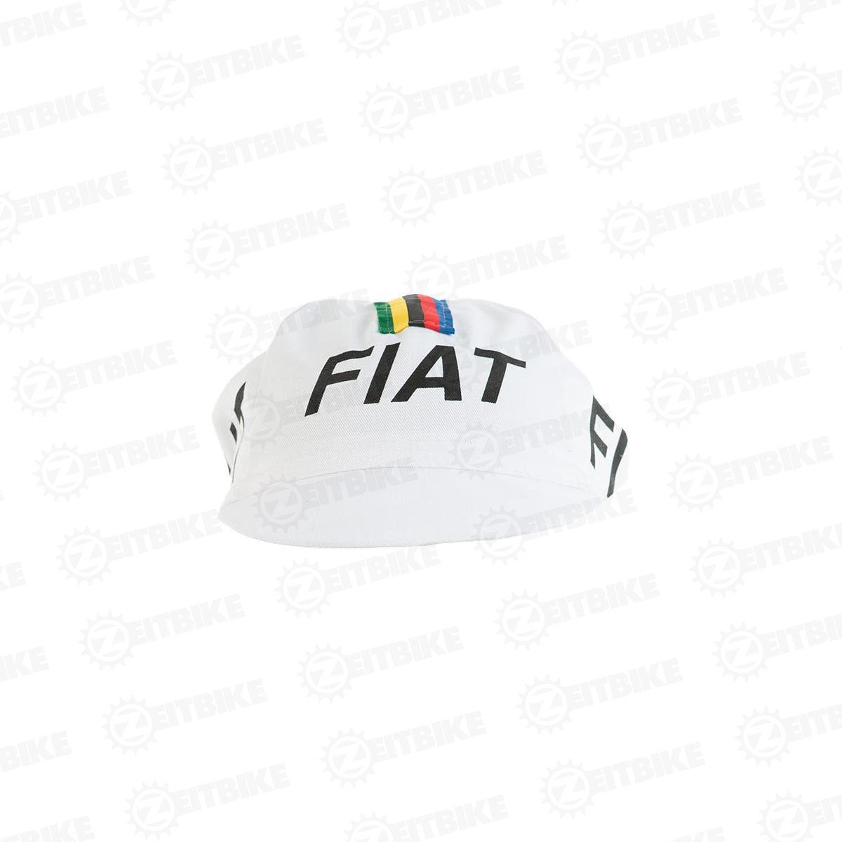 ZEITBIKE - Vintage Cycling Cap - Fiat | Anti Sweat Caps | for Stand Alone or Under Helmet | Team Jersey Cap Outdoor Cap