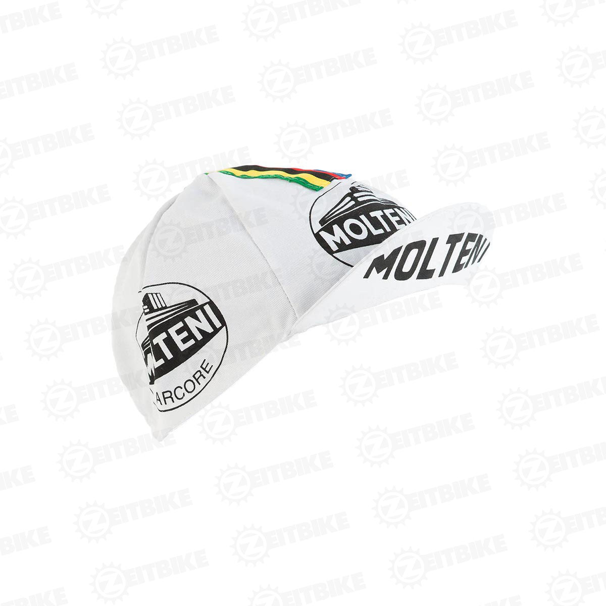 ZEITBIKE - Vintage Cycling Cap - Molteni | Anti Sweat Caps | for Stand Alone or Under Helmet | Team Jersey Cap Outdoor Cap