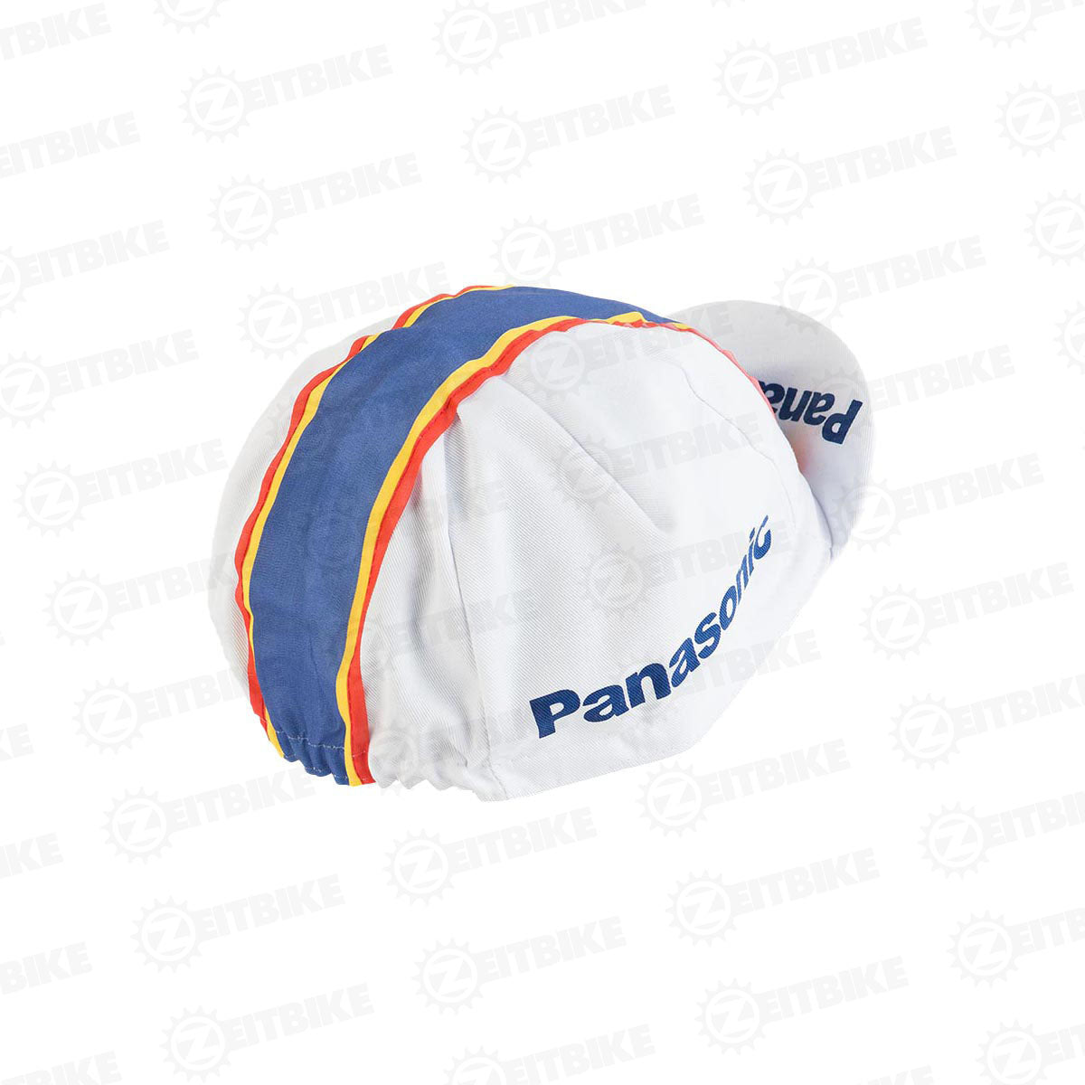 ZEITBIKE - Vintage Cycling Cap - Panasonic | Anti Sweat Caps | for Stand Alone or Under Helmet | Team Jersey Cap Outdoor Cap