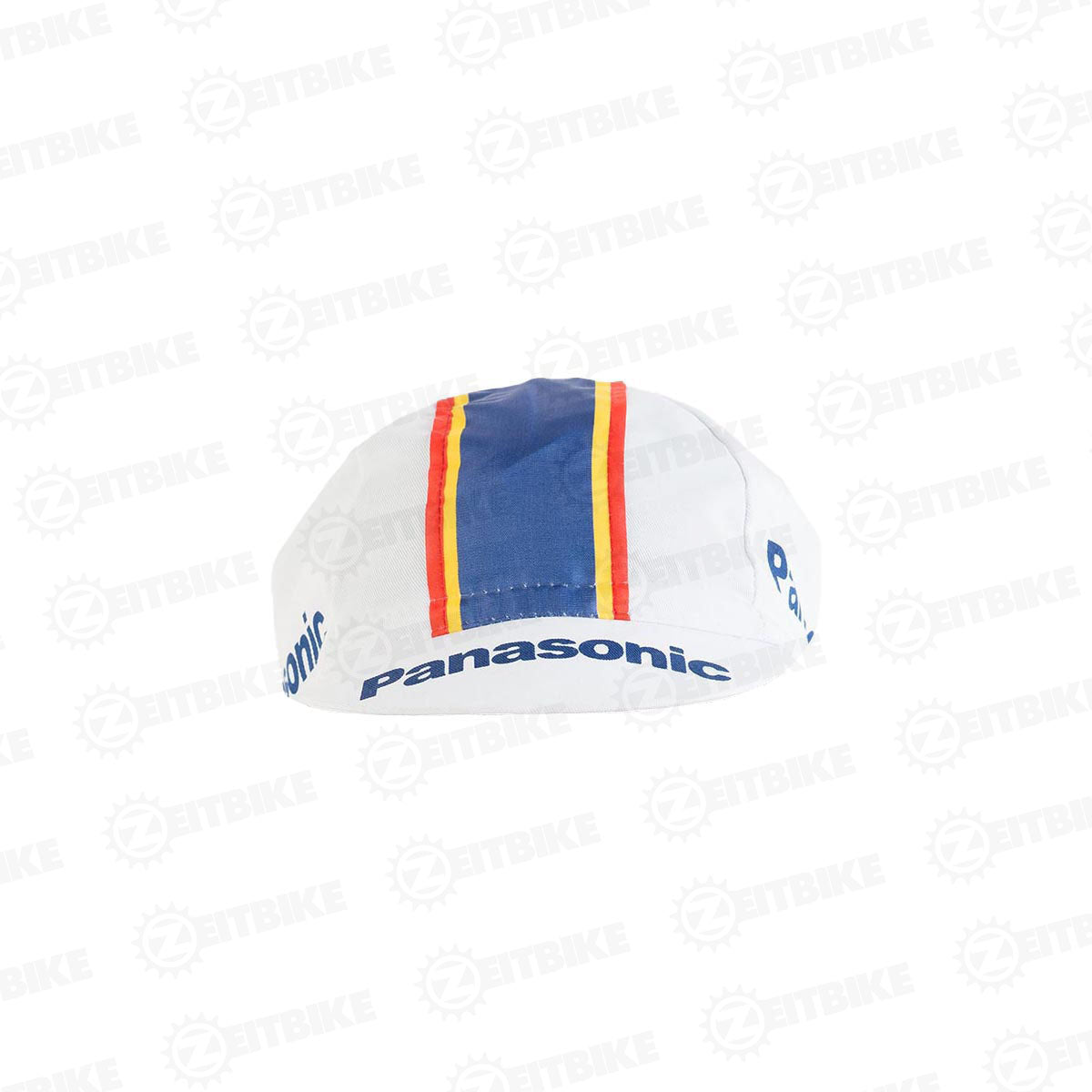 ZEITBIKE - Vintage Cycling Cap - Panasonic | Anti Sweat Caps | for Stand Alone or Under Helmet | Team Jersey Cap Outdoor Cap