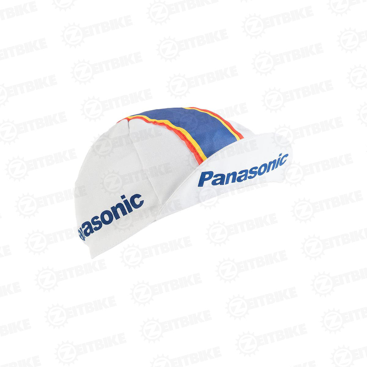 ZEITBIKE - Vintage Cycling Cap - Panasonic | Anti Sweat Caps | for Stand Alone or Under Helmet | Team Jersey Cap Outdoor Cap
