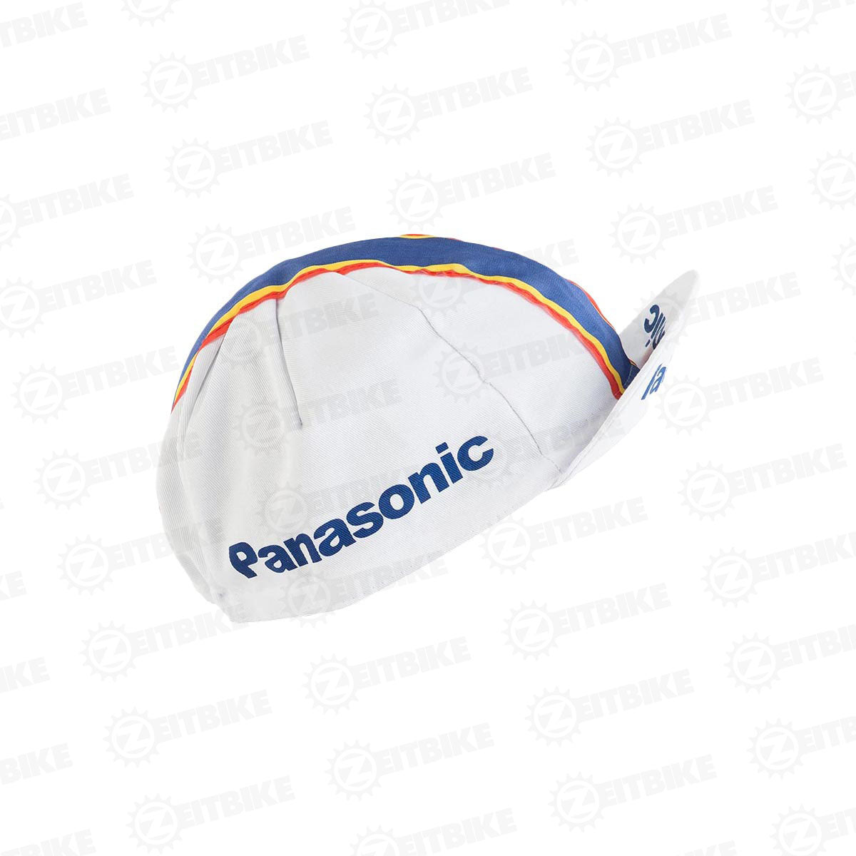ZEITBIKE - Vintage Cycling Cap - Panasonic | Anti Sweat Caps | for Stand Alone or Under Helmet | Team Jersey Cap Outdoor Cap