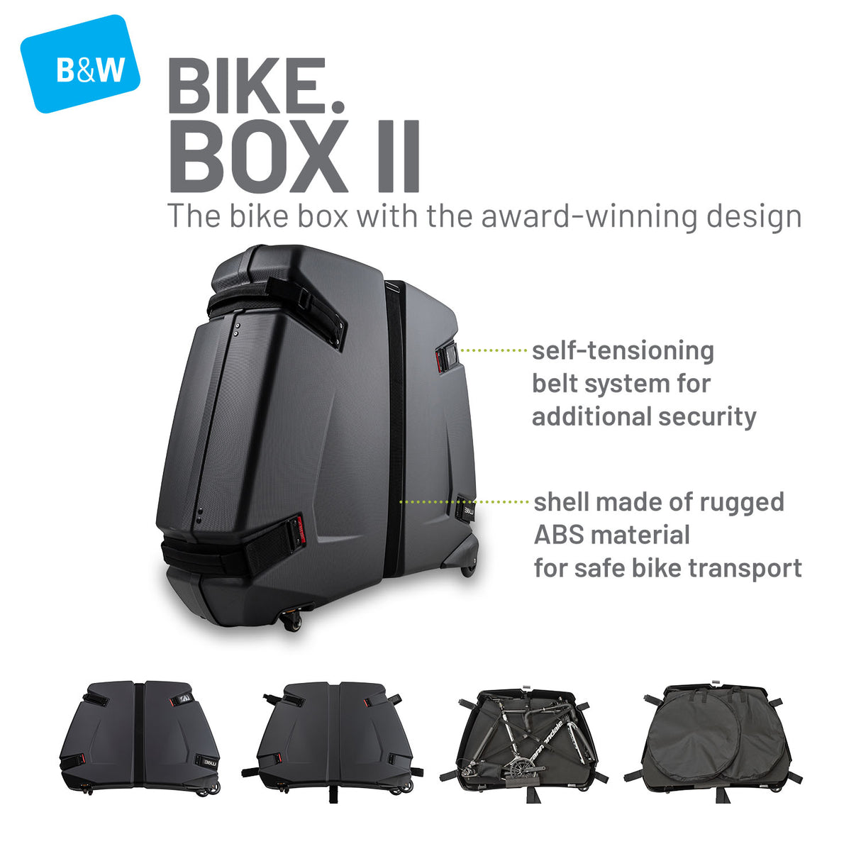 B&W Protection/Transport - Bike Box II - Bike travel case