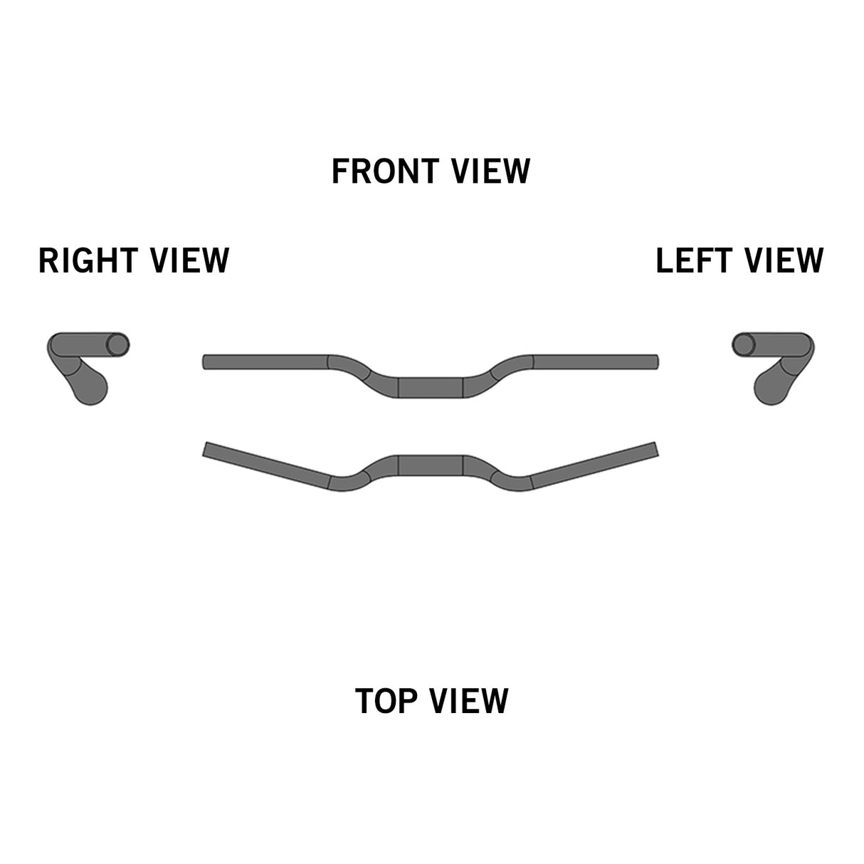 Ergotec - M Bar - 31.8 mm - Black Sandblasted - Handlebars