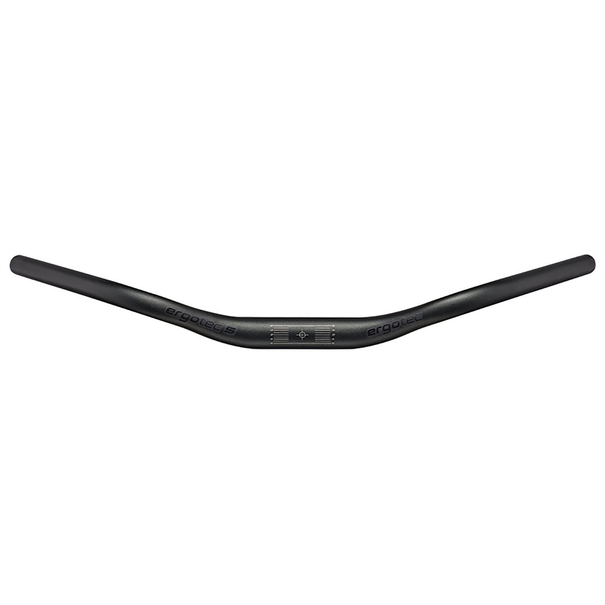 Ergotec Handlebar Stuttgarter (31.8, GW610, GL180, GH46, 52° | Black Sandblasted | AL6061 T6, DB:1.7-2.5-1.7)