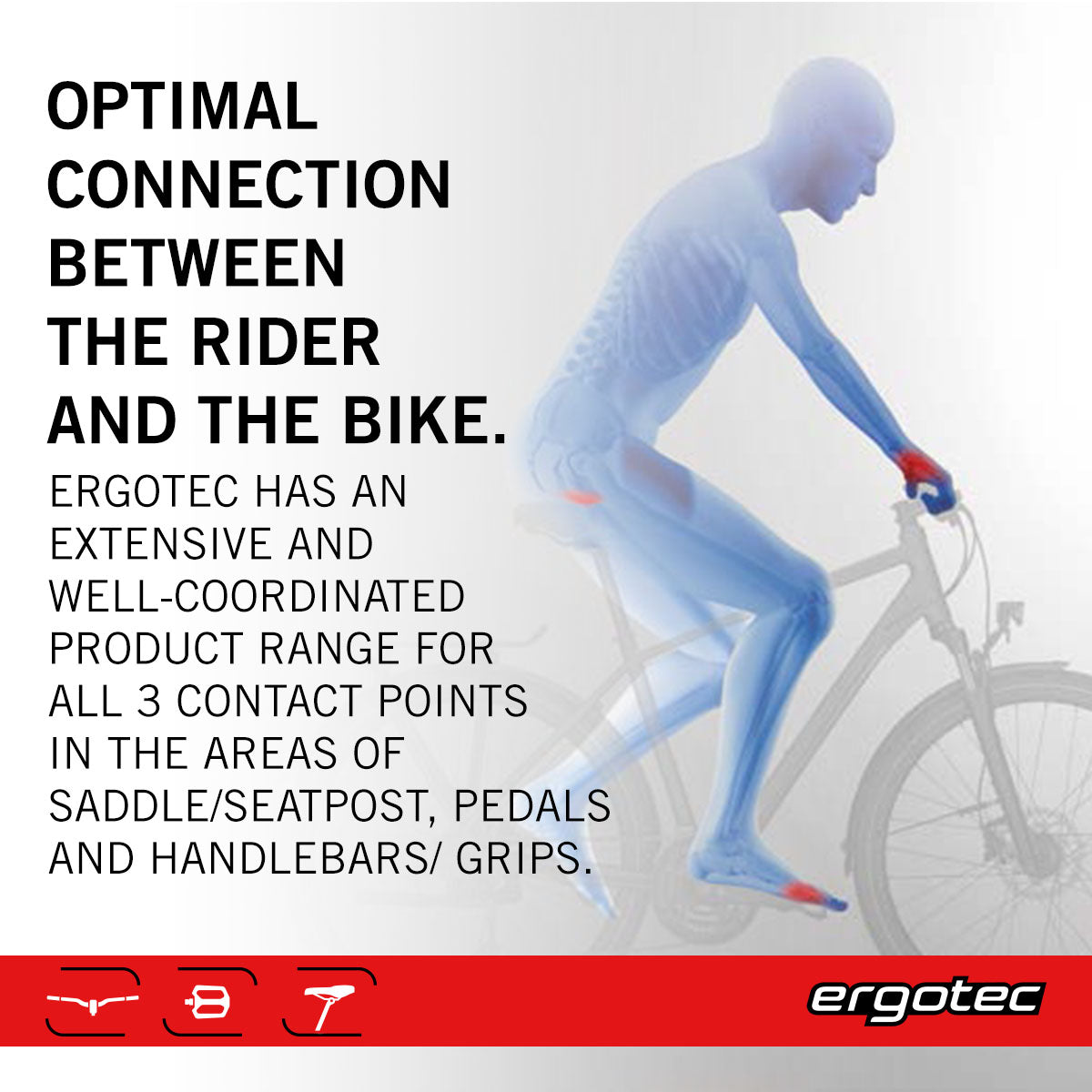 ergotec Saddle Comfort Plus (260 x 218mm | Black)