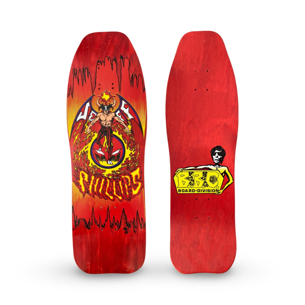 Jeff Phillips DevilMan Limited Edition, HAND PAINTED BBC Deck (1 of 100)
