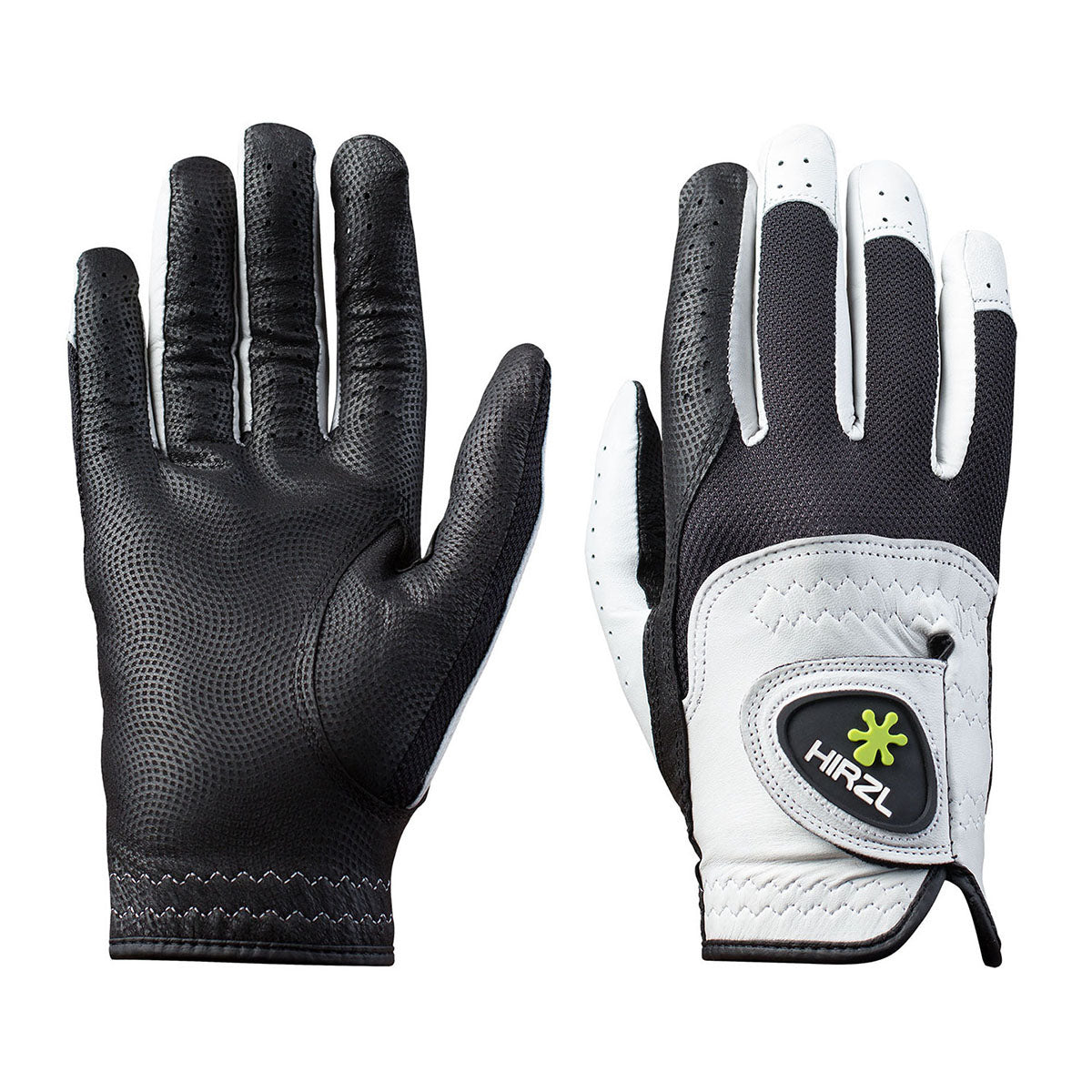 HIRZL Trust Control 2.0 - Golf Gloves - White / Black (Buy 2, Get 10% off)