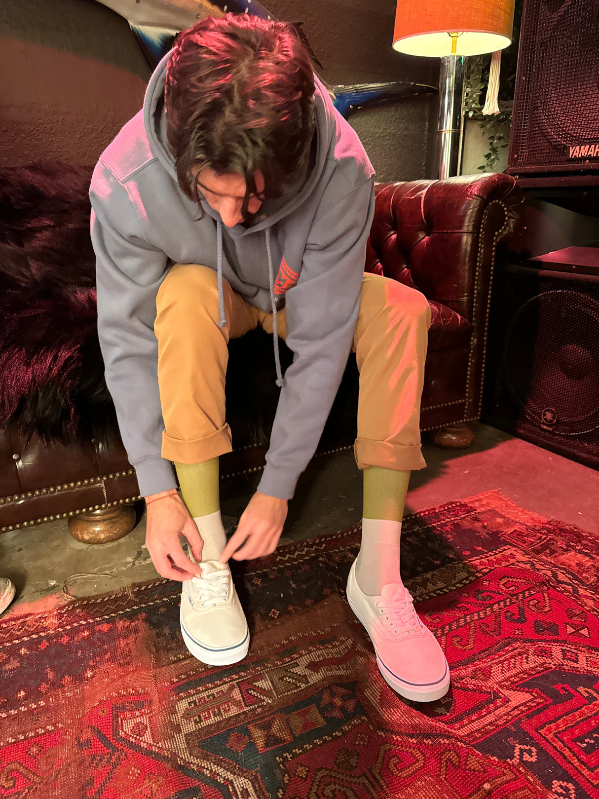 Green Block KOM Mid Cooling Socks