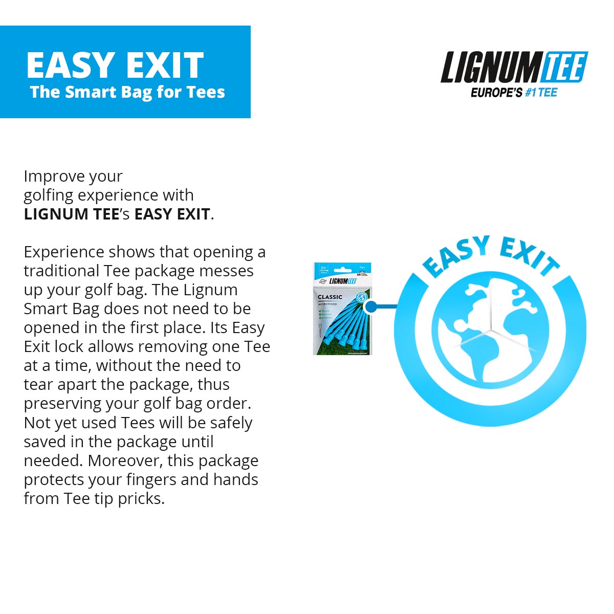 Lignum Tee - Star Golf Tees