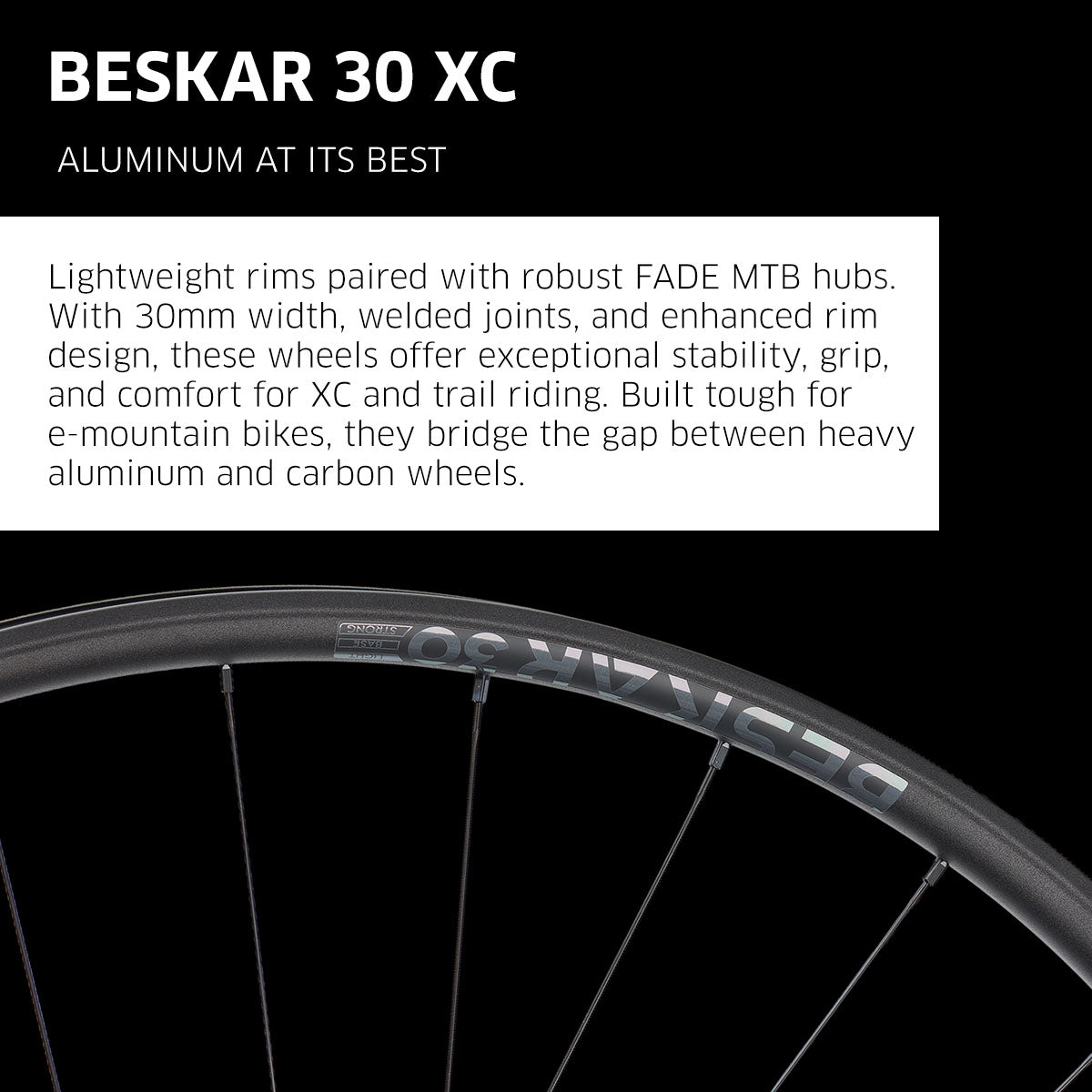 NEWMEN Wheelset - Beskar 30 | Cross Country