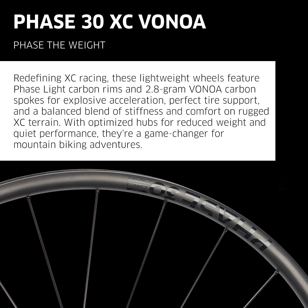 NEWMEN - Wheel (Front) - Phase 30 Light VONOA | Cross Country