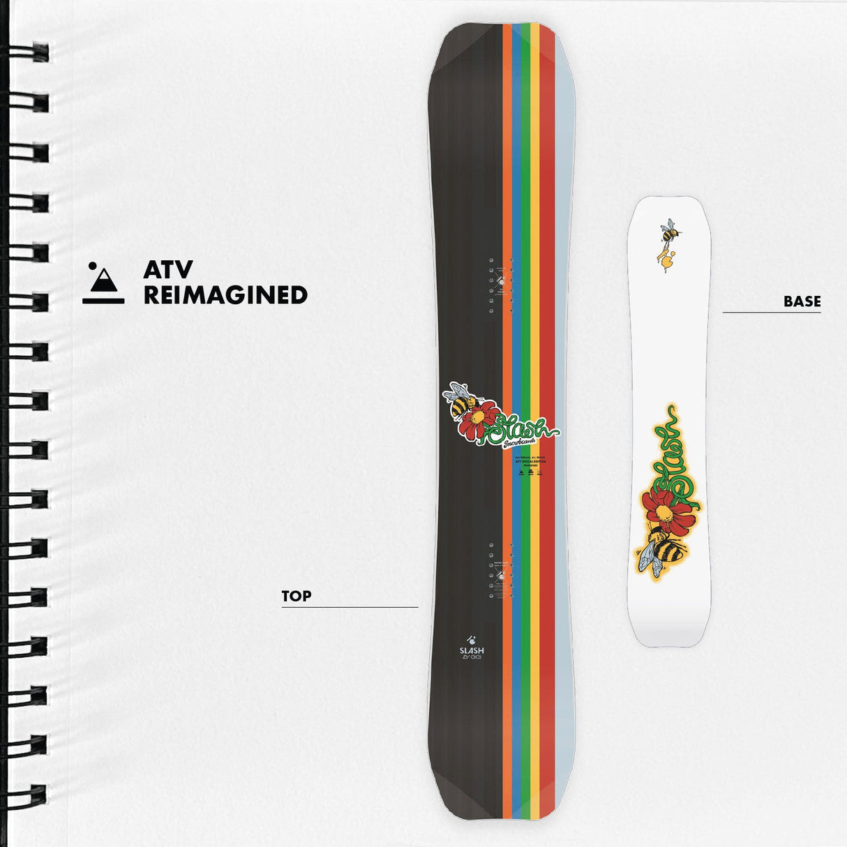 Slash by GiGi - ATV Directional Twin Camber Snowboard - Reimagined (2026-Special)