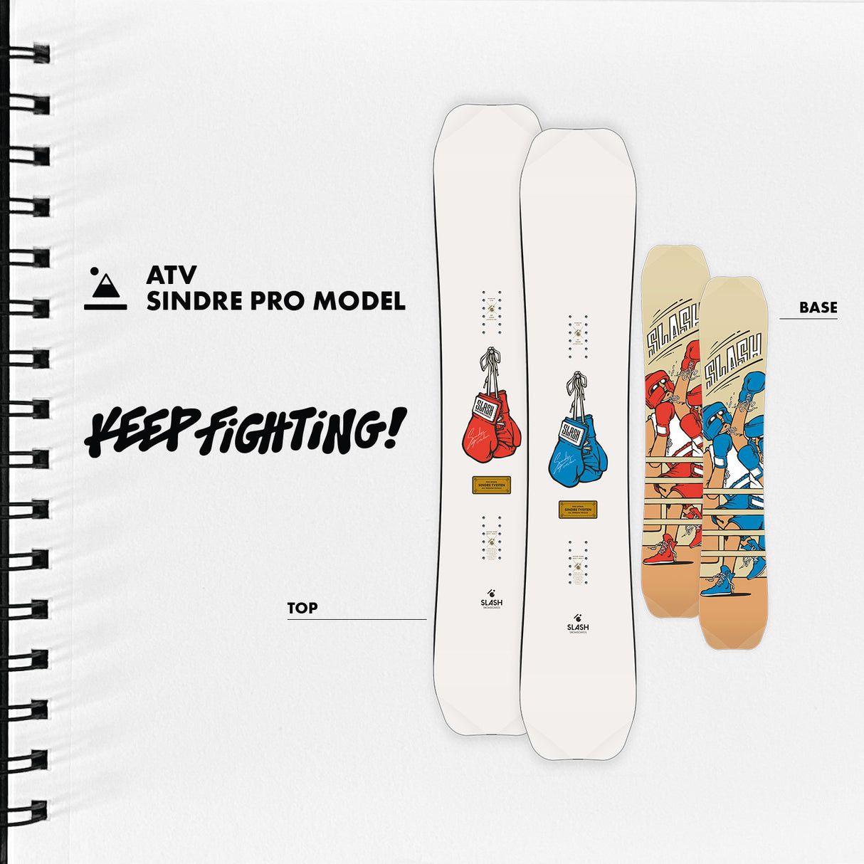 Slash by GiGi - ATV Directional Twin Camber Snowboard - Sindre (Pro Model)