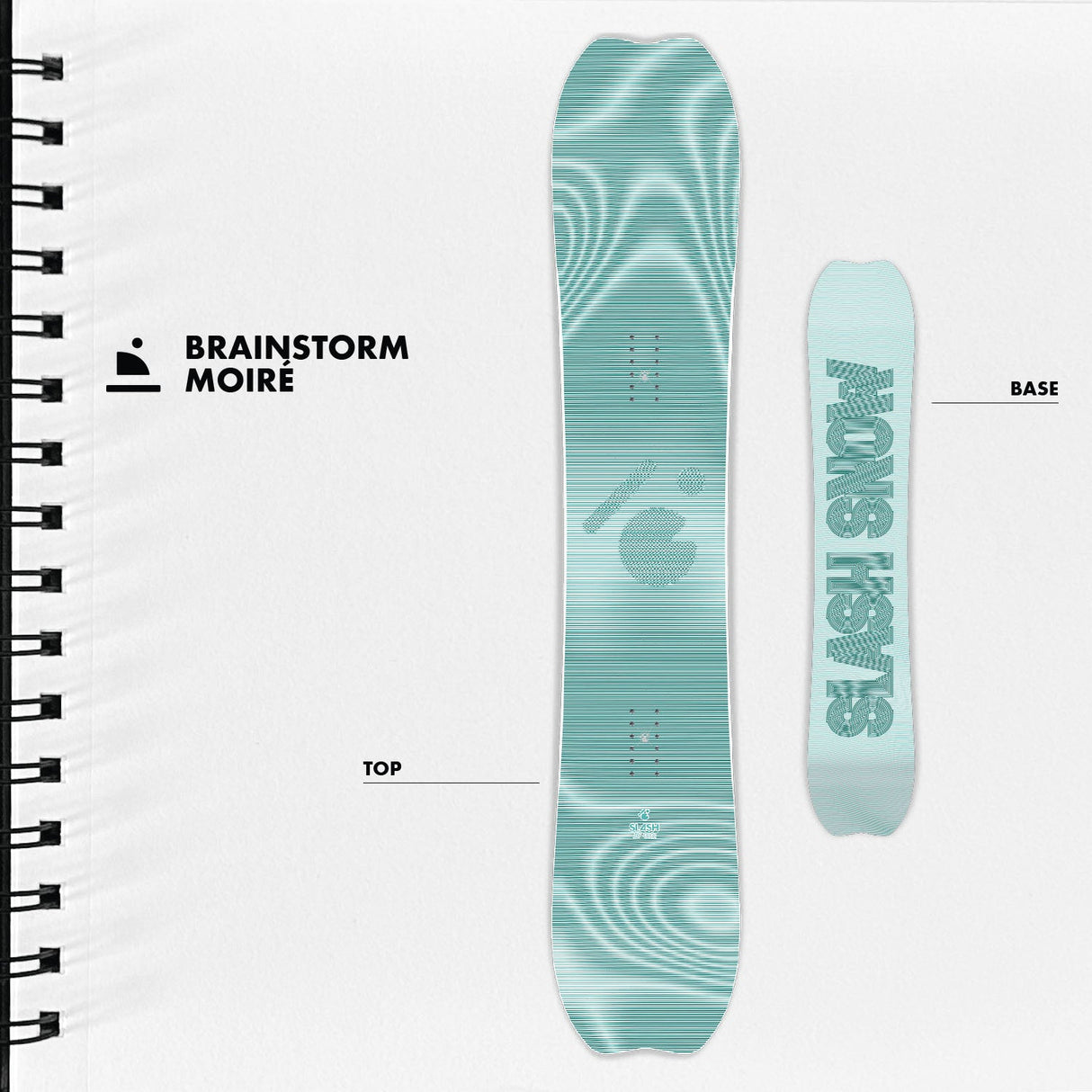 Slash by GiGi - BRAINSTORM Hybrid Camber Snowboard - Pablo Azocar (Design Drop)
