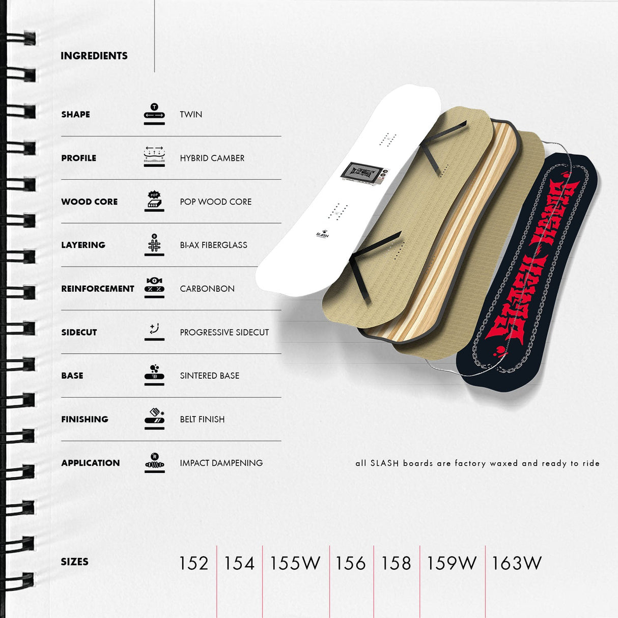 Slash by GiGi - HAPPY PLACE Hybrid Camber Snowboard - Check the Feed (2026-Special)