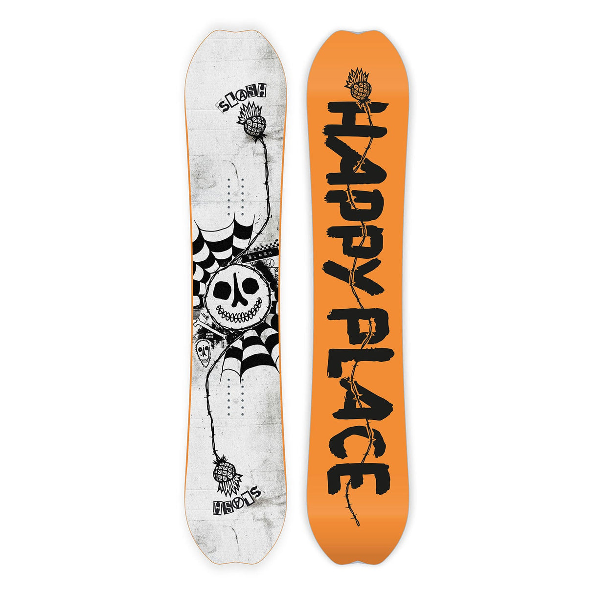 Slash by GiGi - HAPPY PLACE Hybrid Camber Snowboard - Kim the Butcher (Design Drop)