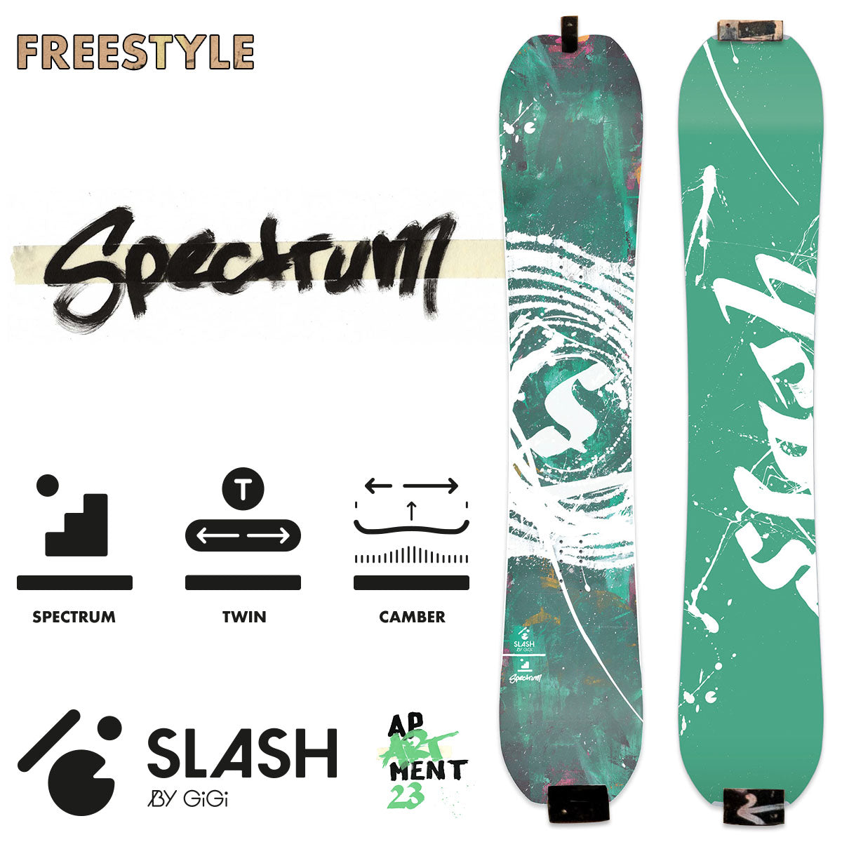 Slash by GiGi - Spectrum Snowboard - ApARTment