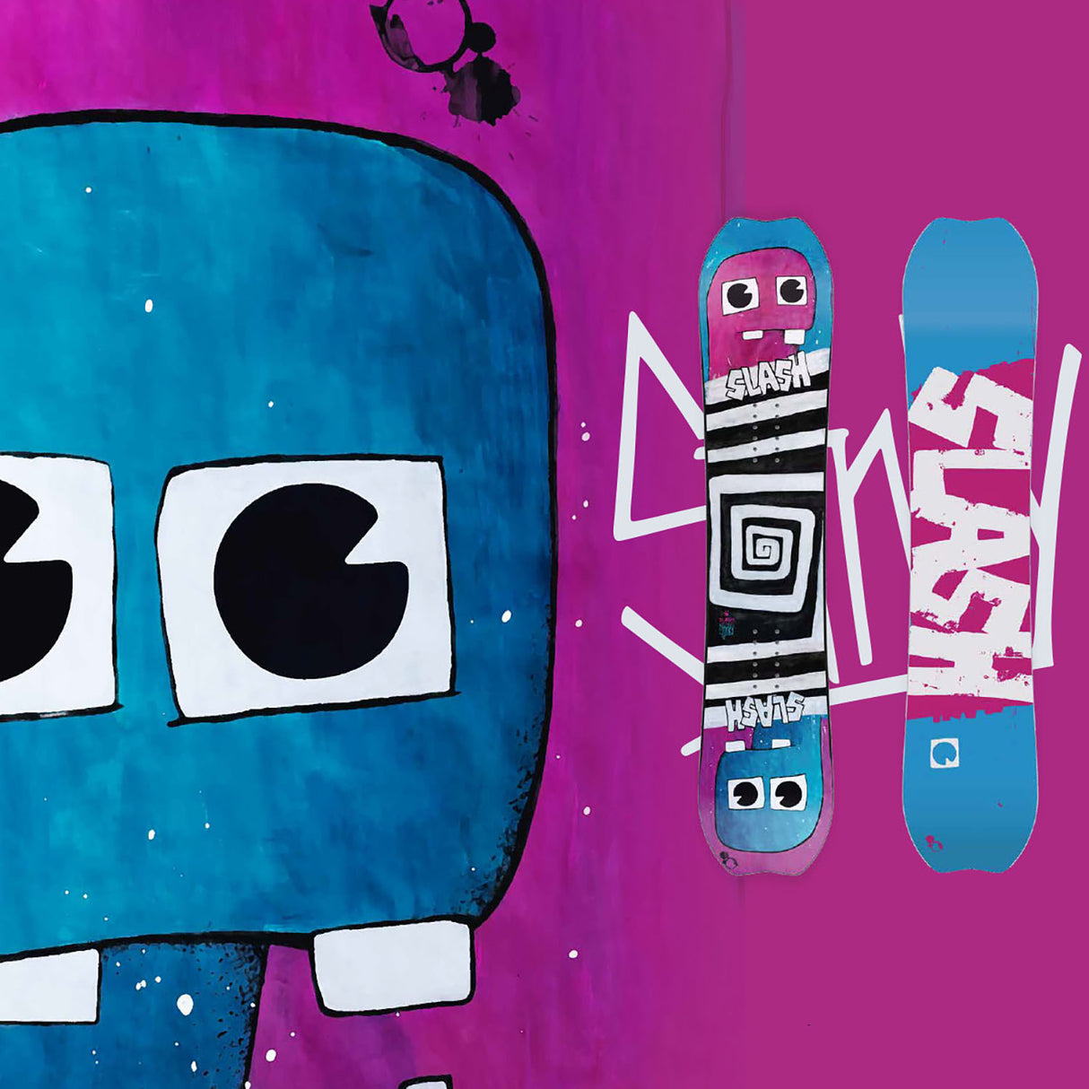 Slash by GiGi - Splash Kids Snowboard (Stinky)