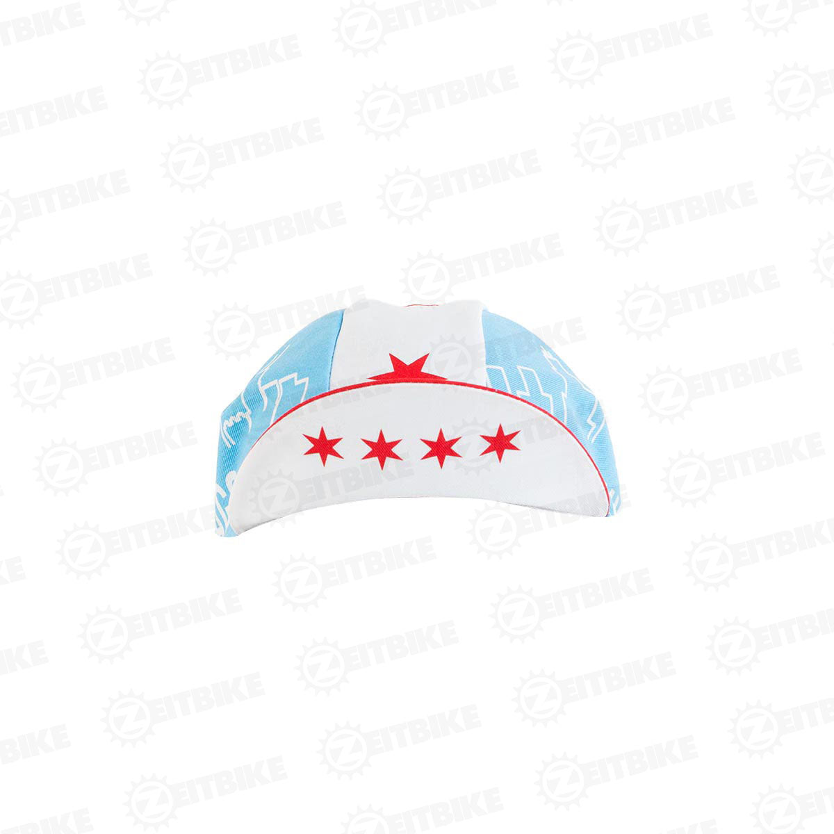 Chicago ZEITBIKE | Anti Sweat Caps | for Stand Alone or Under Helmet | Team Jersey Cap Outdoor Cap