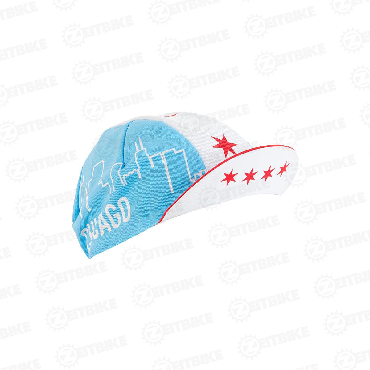 Chicago ZEITBIKE | Anti Sweat Caps | for Stand Alone or Under Helmet | Team Jersey Cap Outdoor Cap