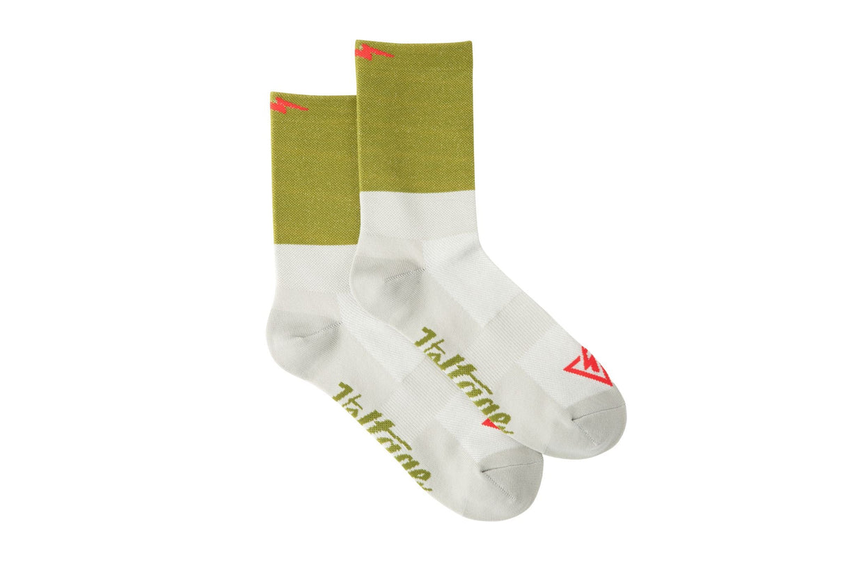 Green Block KOM Mid Cooling Socks