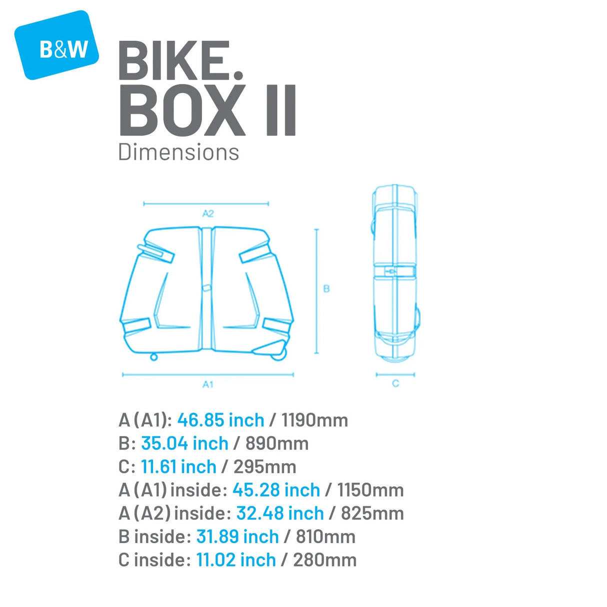 B&W Protection/Transport - Bike Box II - Bike travel case