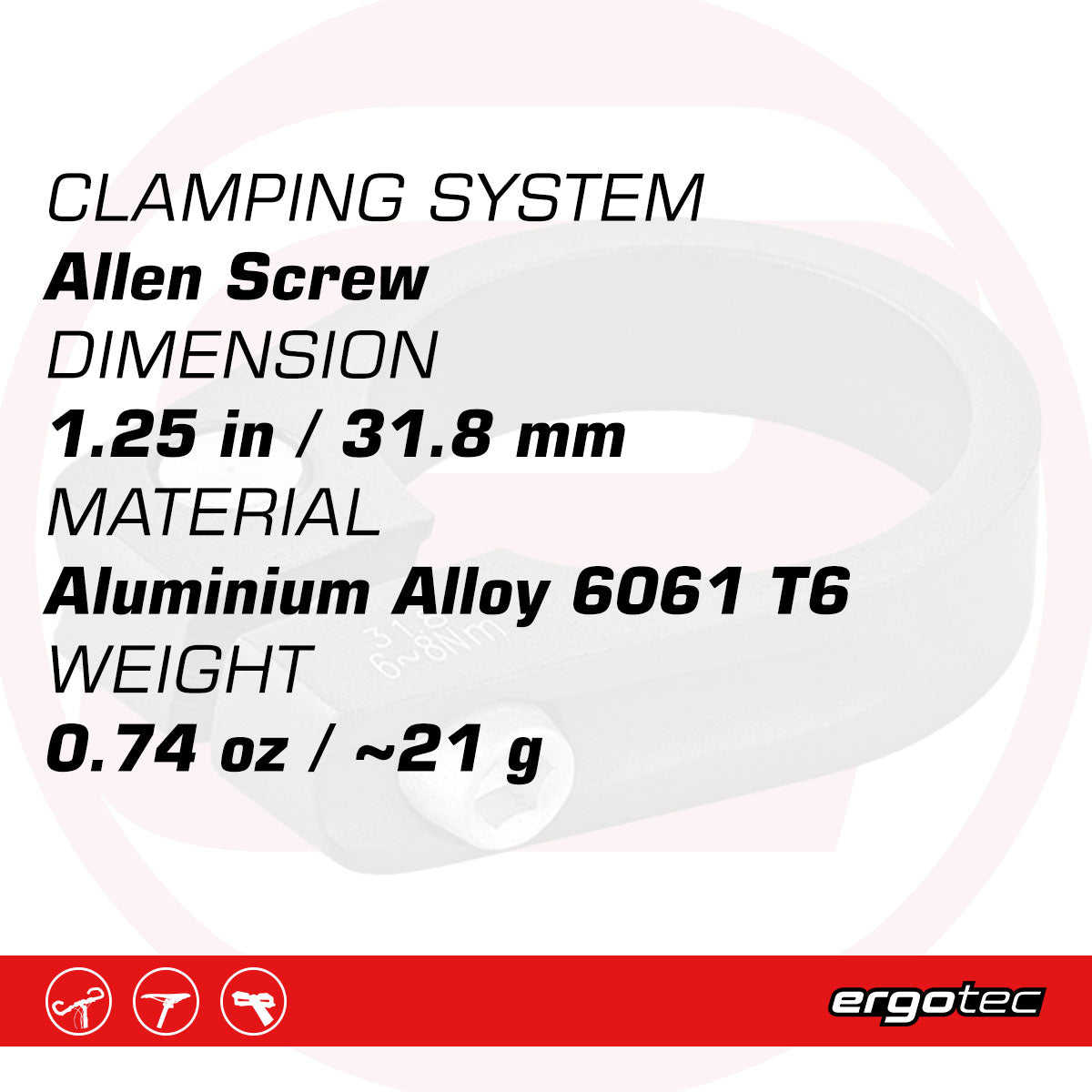 Ergotec - SCI-105 - Seatclamp