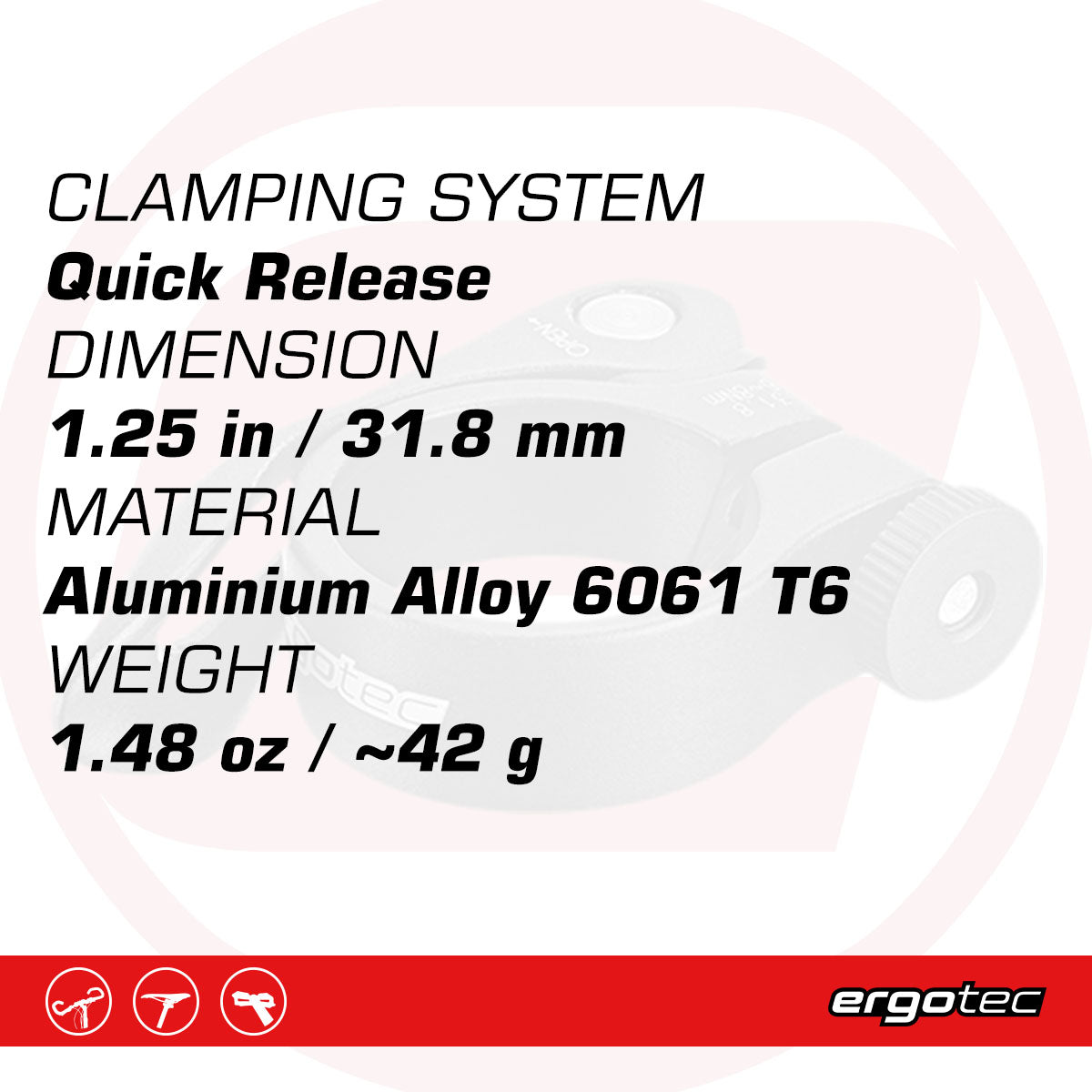 Ergotec - SCQ-100 - Seatclamp