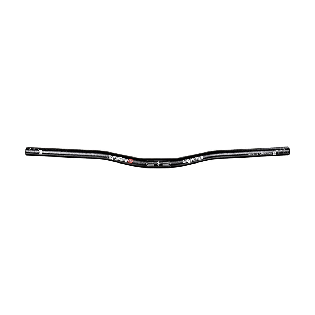 Ergotec - Low Riser Handlebar - 25.4 mm - Black Sandblasted