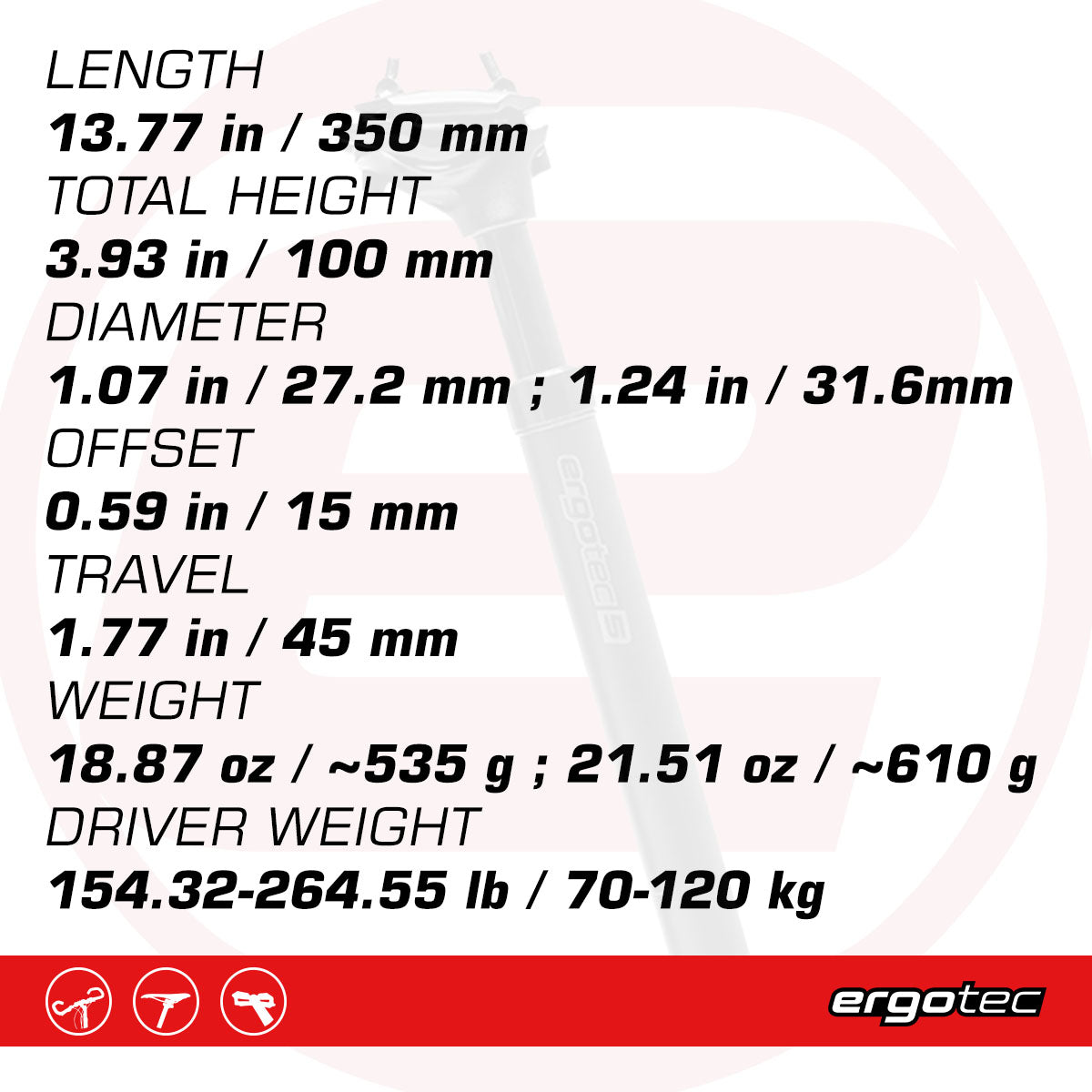 Ergotec - SP-10.0 - Seat Post