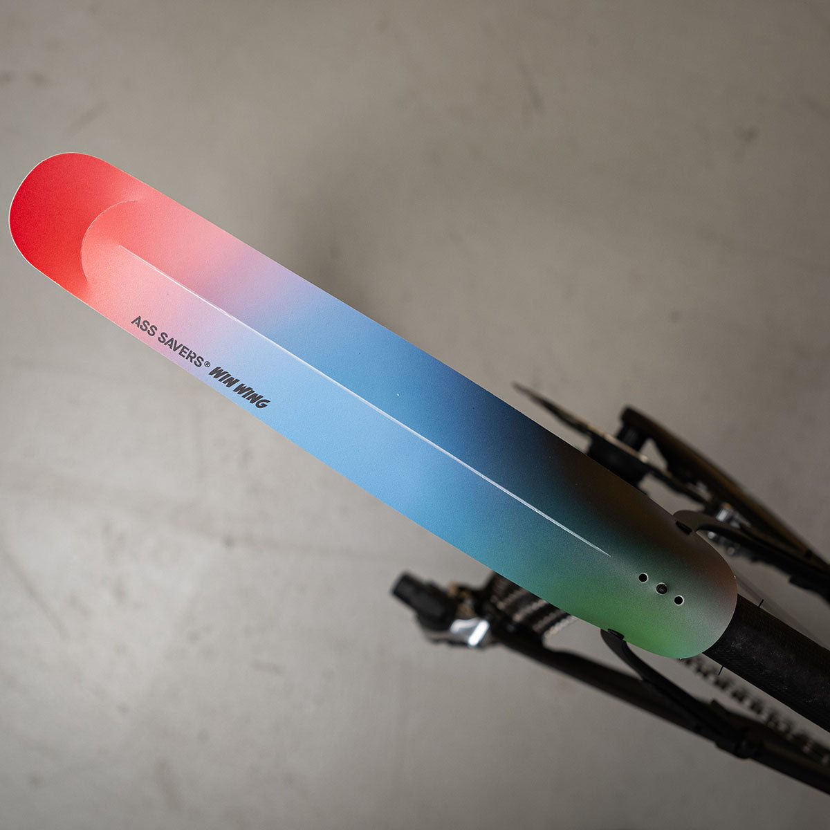 Ass Savers Win Wing 2 Road Rear Mudguard w/ Black Wishbone