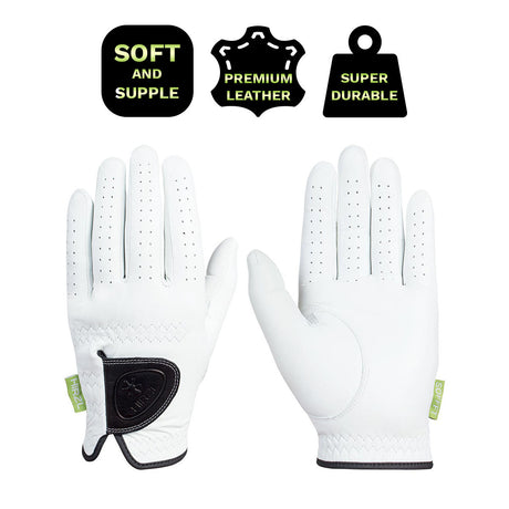 HIRZL SOFFFT Pure - Golf Gloves - WHITE (Buy 2, Get 10% off)