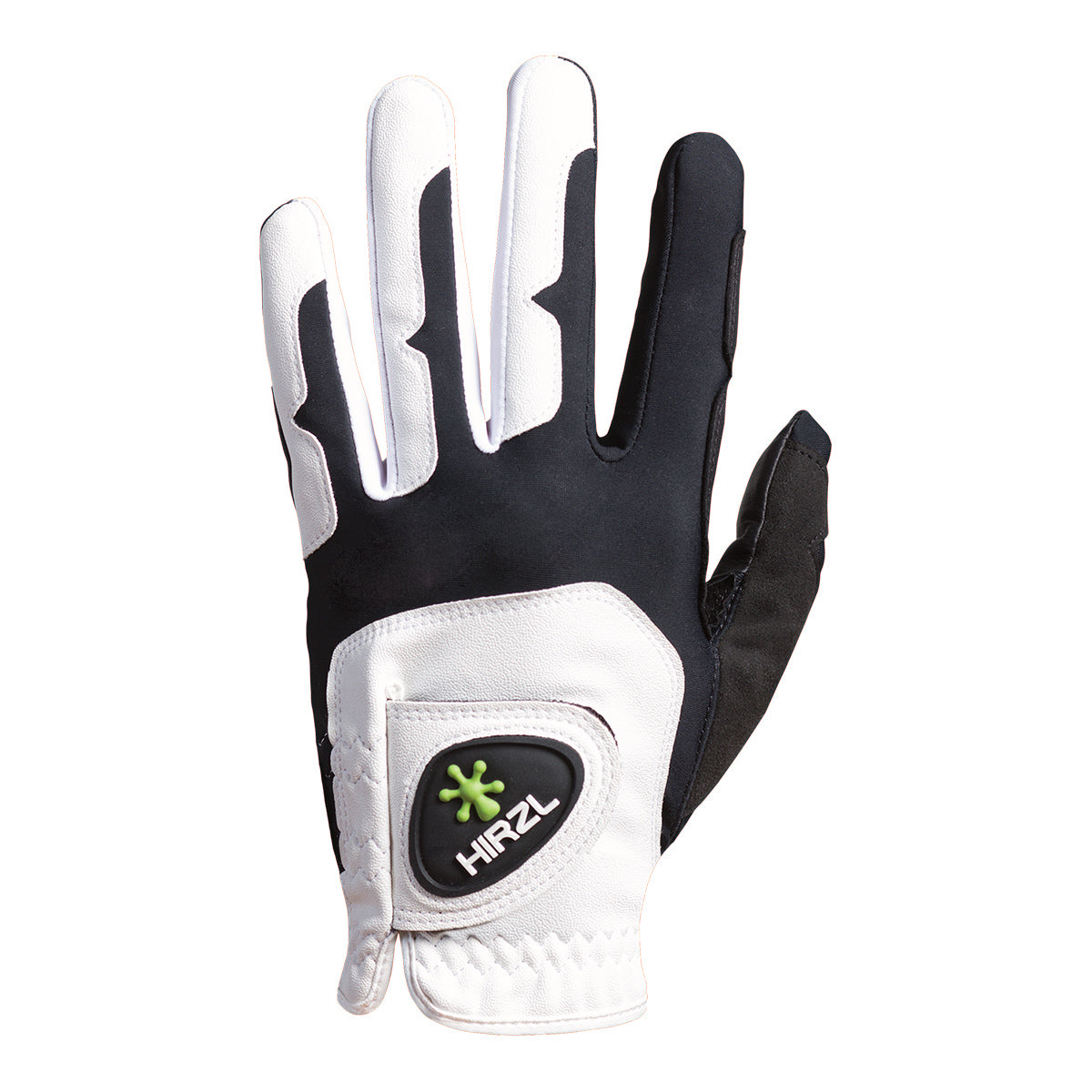 HIRZL Grippp Fit - Golf Gloves - White / Black (Buy 2, Get 10% off)
