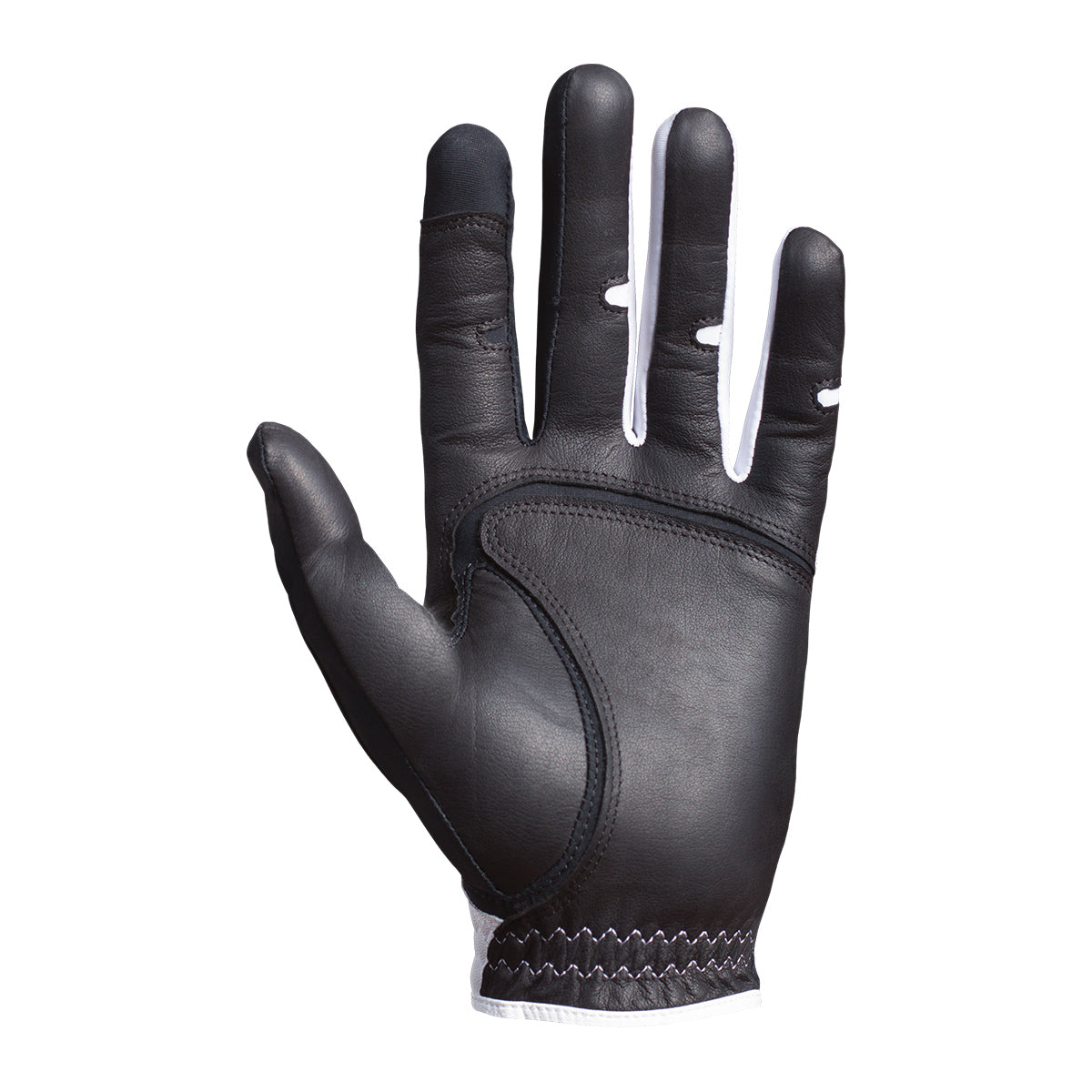 HIRZL Grippp Fit - Golf Gloves - White / Black (Buy 2, Get 10% off)