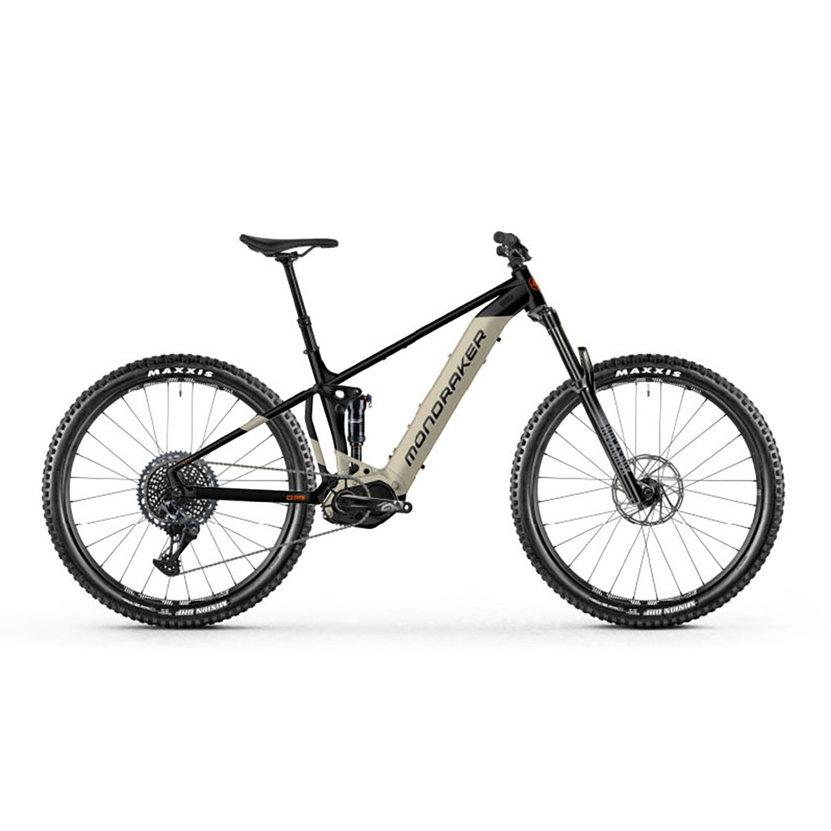 Mondraker - DUSK (SE) Bike - Black-Desert Grey-Orange (e-MTB ENDURO)