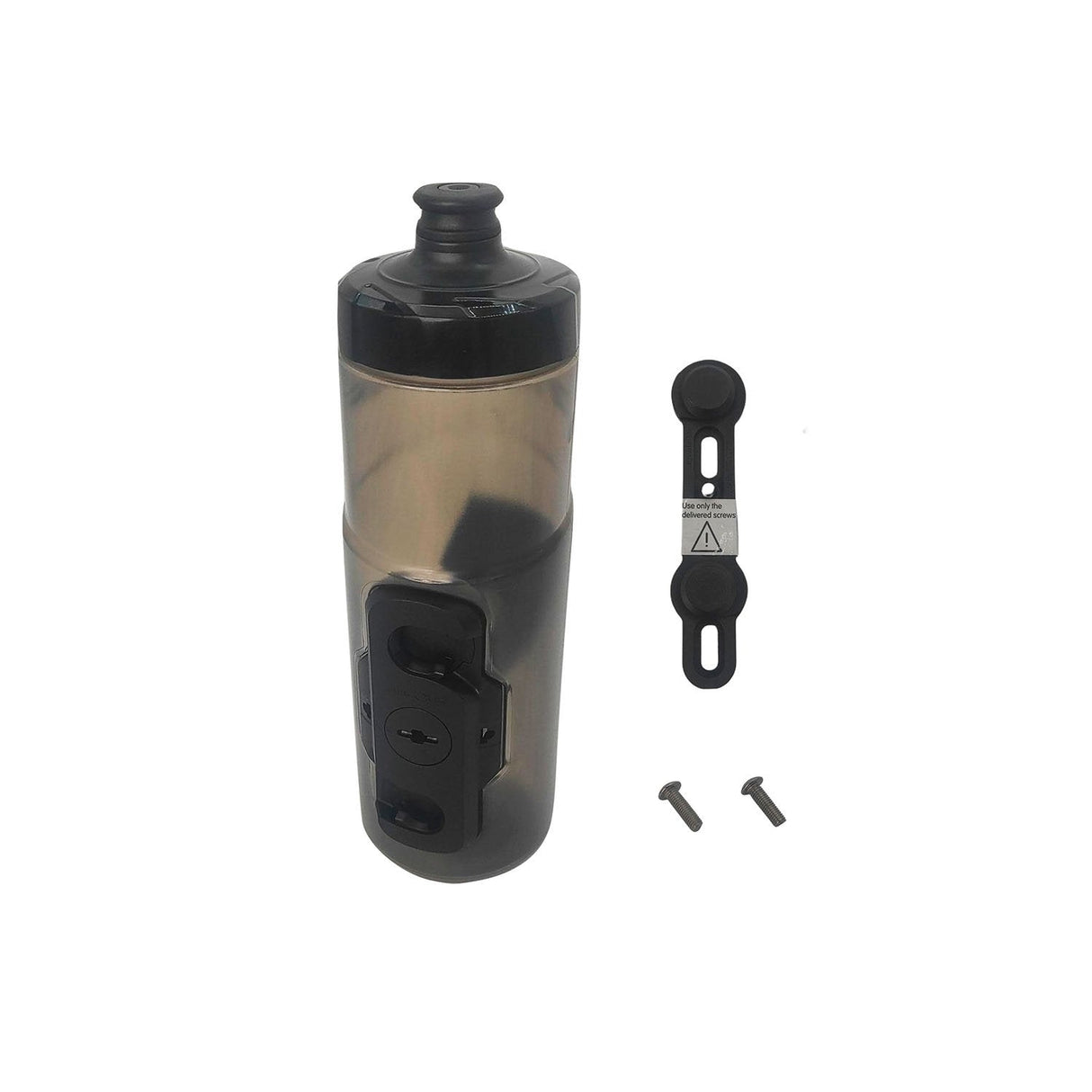Mondraker Part# 099.22504 - FIDLOCK SMOKED TRANSPARENT 600ML BOTTLE (MONDRAKER CUSTOM DESIGN) + MAGNETIC BASE KIT