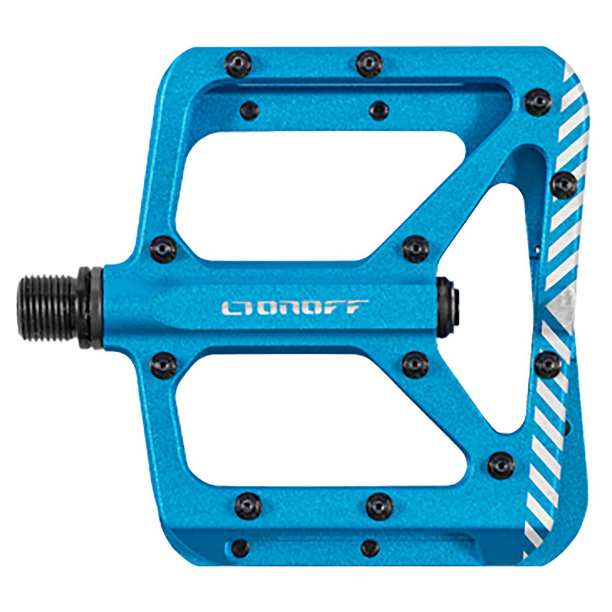 ONOFF -SHIELD V2 MTB PEDAL (Anthracite / Fuchsia / Blue)