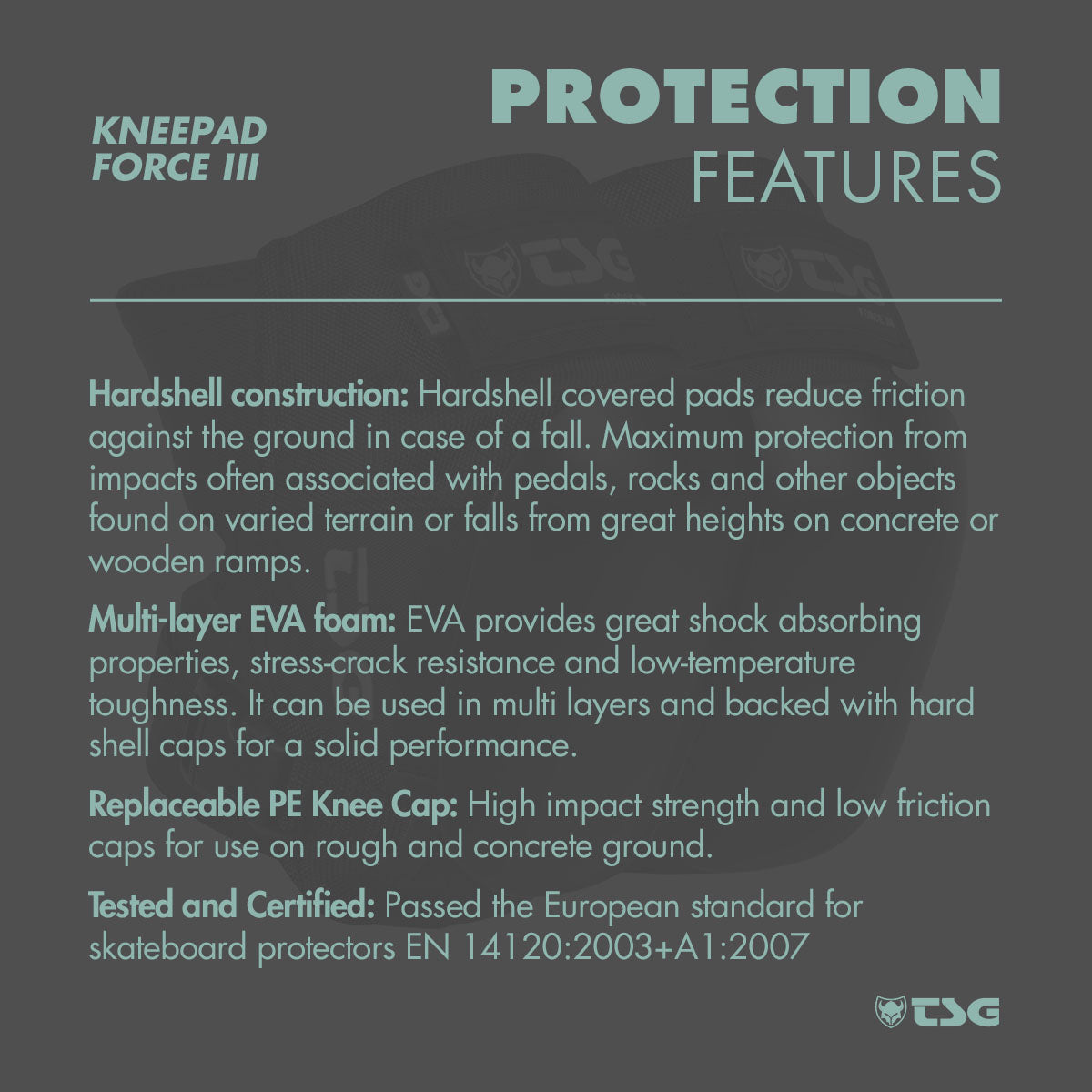 TSG - Kneepad Force III
