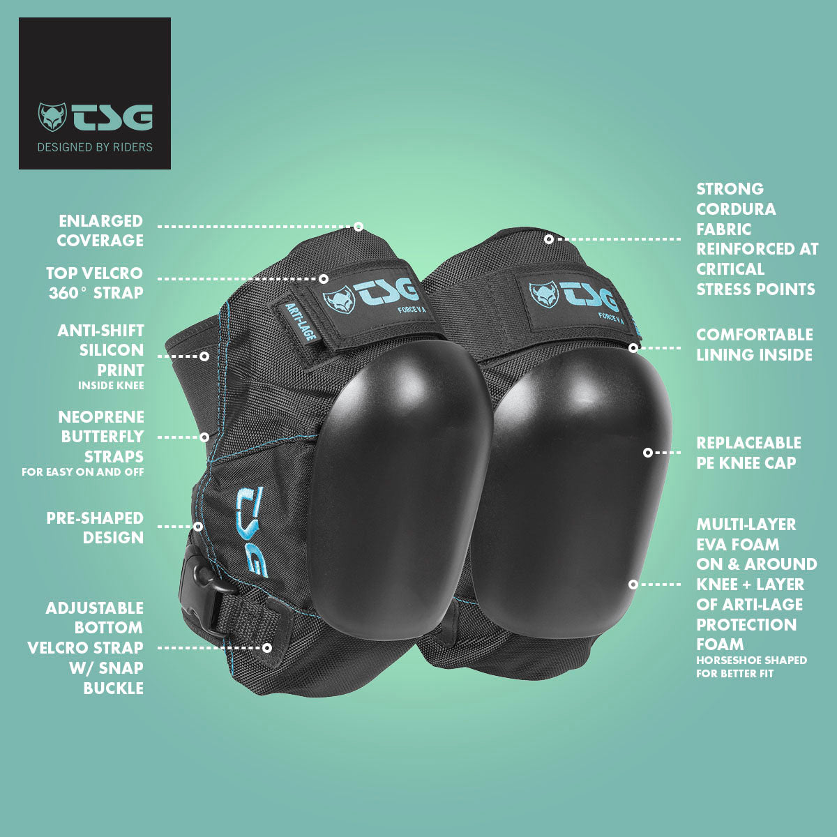 TSG - Kneepad Force V A