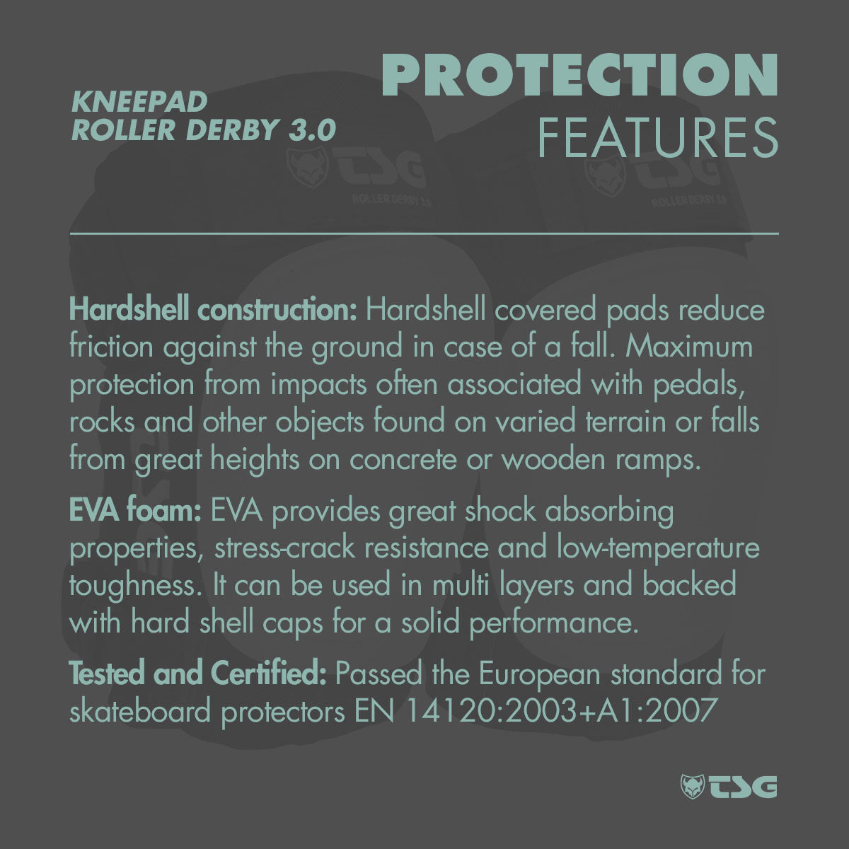 TSG - Kneepad Roller Derby 3.0