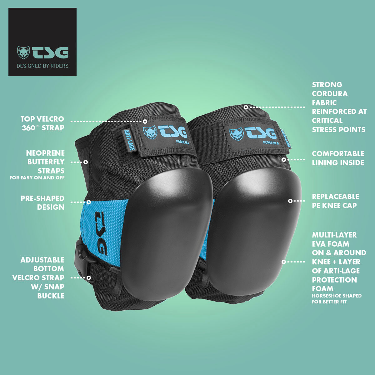 TSG - Kneepad Force III A