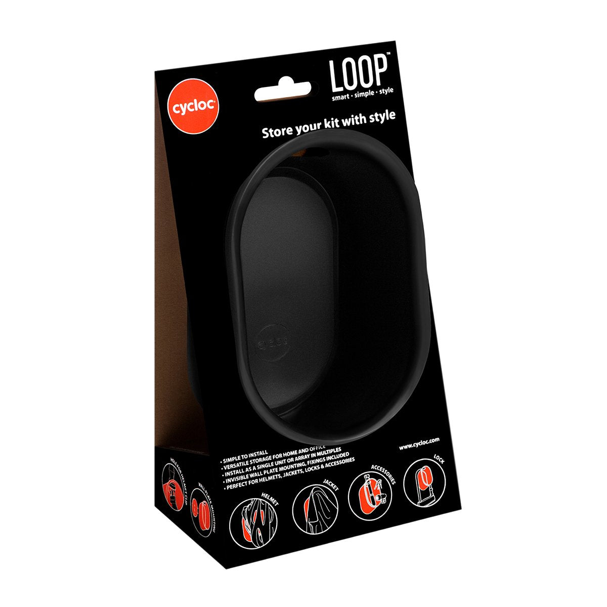 CYCLOC - LOOP - Helmet and Accessory Storage