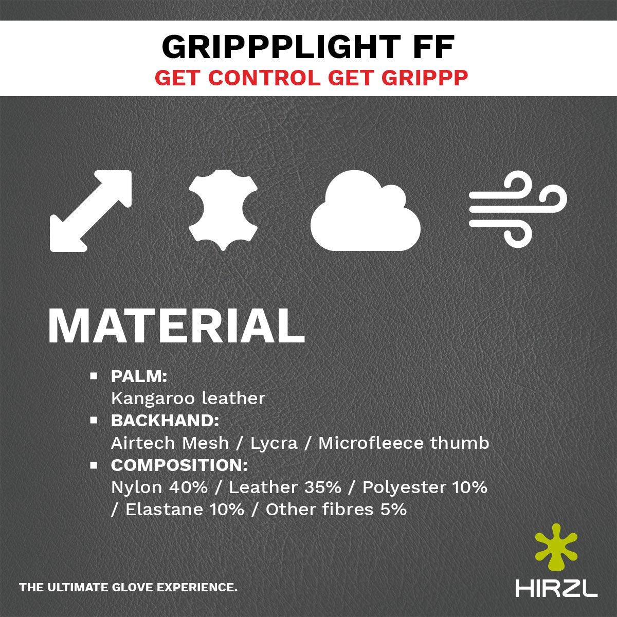 HIRZL - GRIPPP LIGHT FF - Bike Gloves